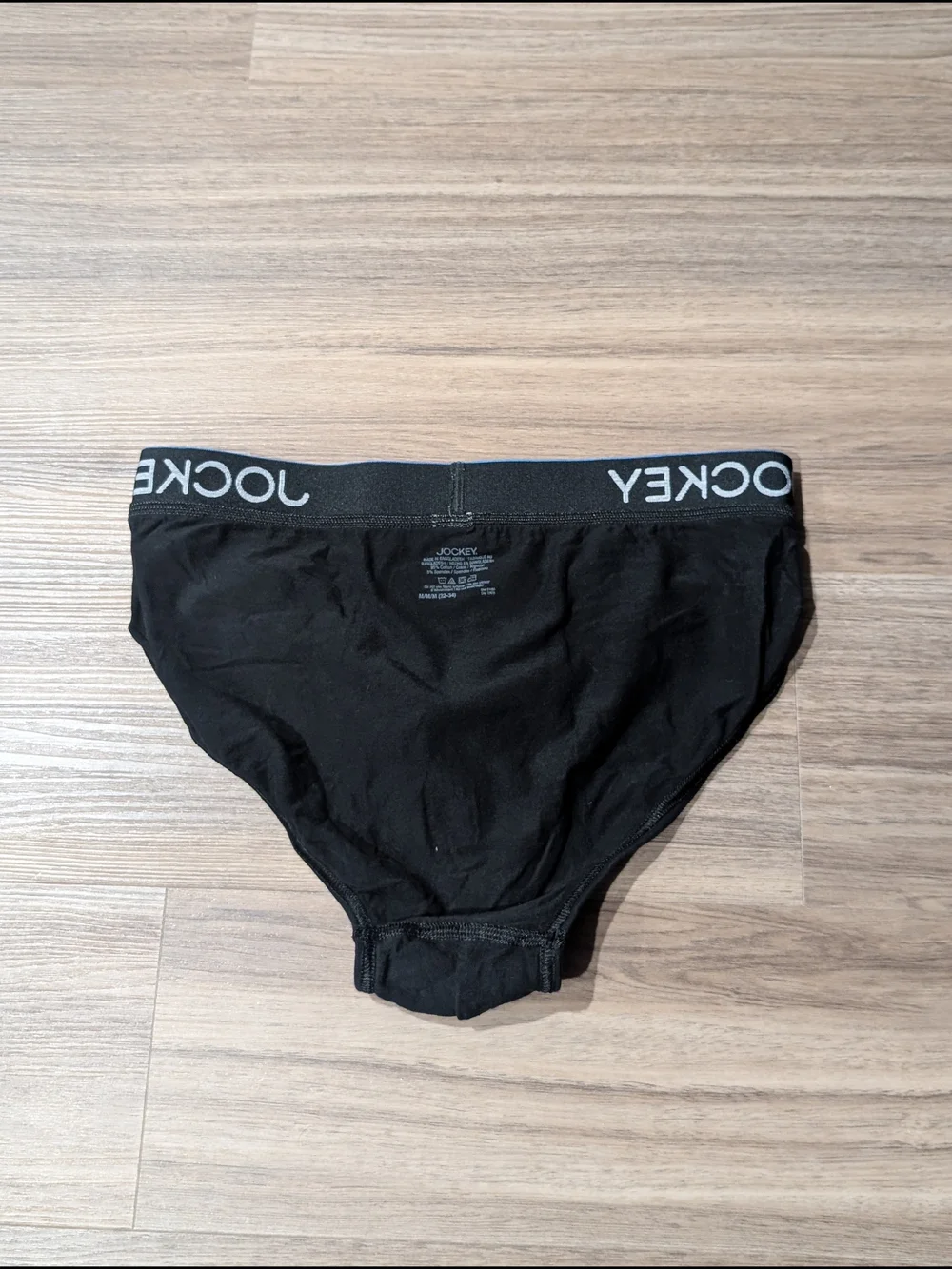 Jockey Men's Black Briefs with Contrast Waistband